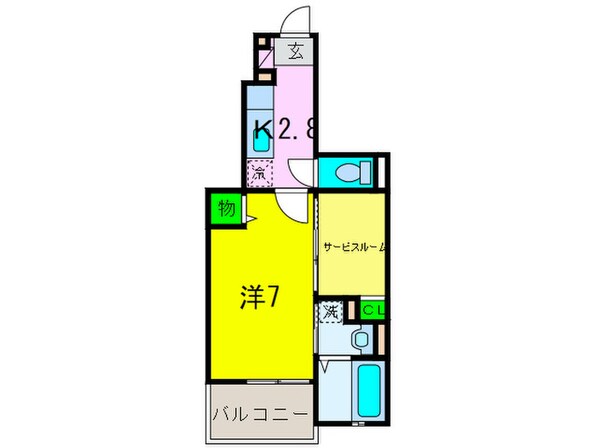 サウスレジデンス　ミヤビの物件間取画像